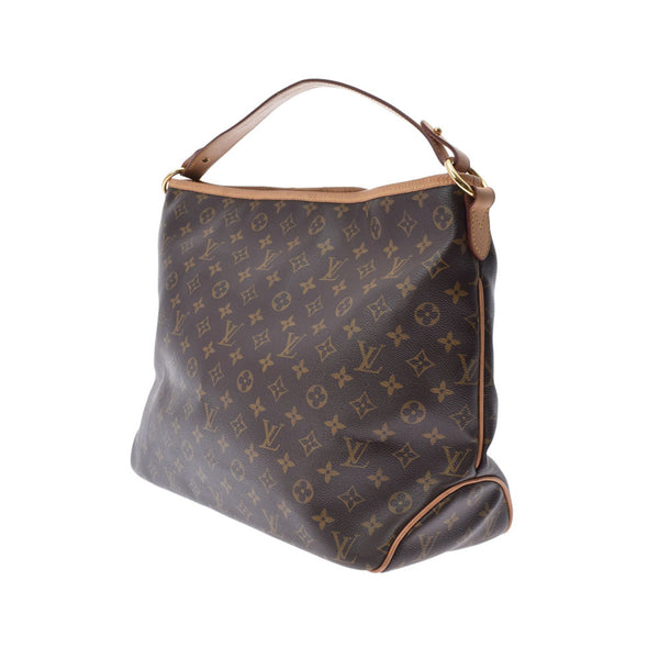 LOUIS VUITTON ルイヴィトン モノグラム ディライトフルMM ブラウン M40353 レディース モノグラムキャンバス ワンショルダーバッグ Bランク 中古 銀蔵