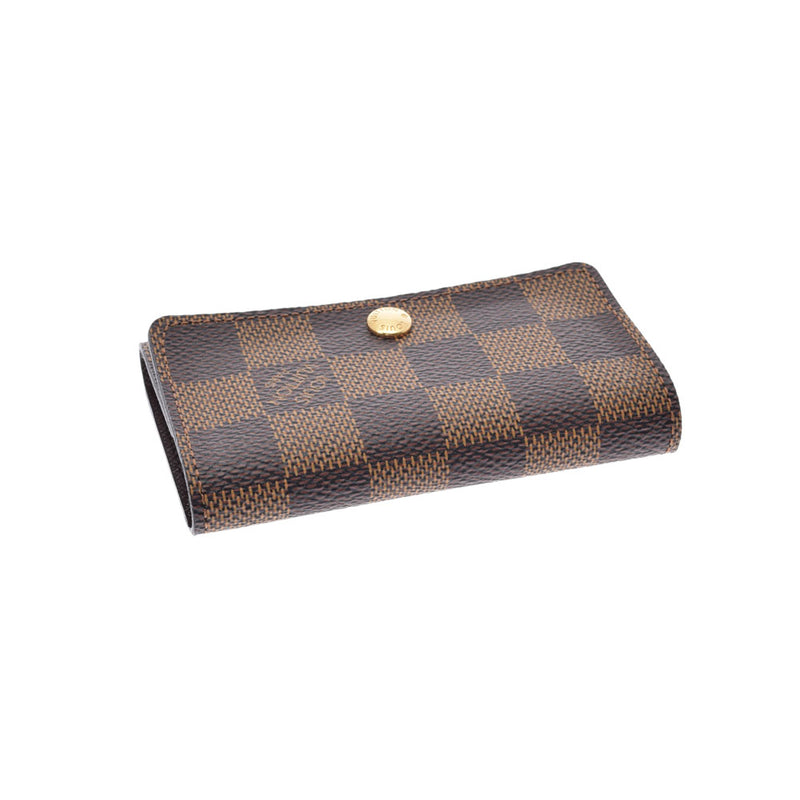 LOUIS VUITTON ルイヴィトン ダミエ 6連キーケース ブラウン N62630 ユニセックス ダミエキャンバス キーケース ABランク 中古 銀蔵