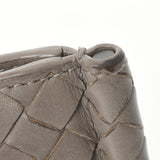 BOTTEGAVENETA ボッテガヴェネタ イントレチャート マネークリップ付き グレー S01913845I メンズ レザー 二つ折り財布 ABランク 中古 銀蔵