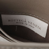 BOTTEGAVENETA ボッテガヴェネタ イントレチャート マネークリップ付き グレー S01913845I メンズ レザー 二つ折り財布 ABランク 中古 銀蔵