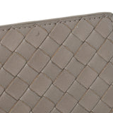 BOTTEGAVENETA ボッテガヴェネタ イントレチャート マネークリップ付き グレー S01913845I メンズ レザー 二つ折り財布 ABランク 中古 銀蔵