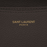 SAINT LAURENT サンローラン YSLライン カードケース グレー ゴールド金具 613536 レディース カーフ カードケース 未使用 銀蔵