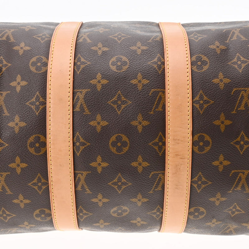 LOUIS VUITTON ルイヴィトン モノグラム キーポル45 ブラウン M41428 レディース モノグラムキャンバス ボストンバッグ Bランク 中古 銀蔵