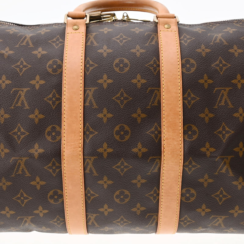 LOUIS VUITTON ルイヴィトン モノグラム キーポル45 ブラウン M41428 レディース モノグラムキャンバス ボストンバッグ Bランク 中古 銀蔵