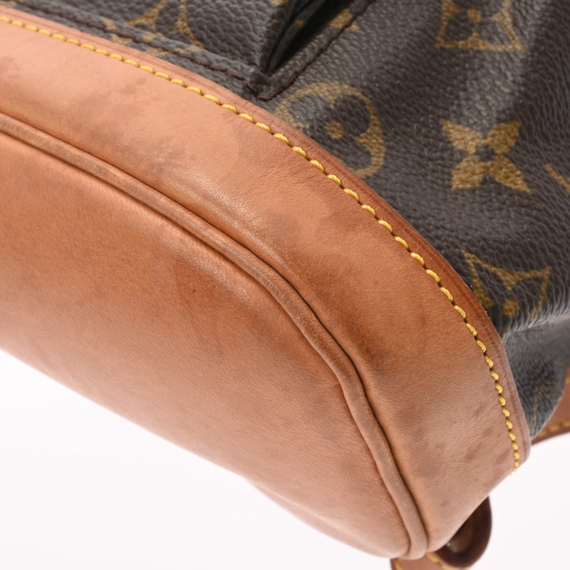 LOUIS VUITTON ルイヴィトン モノグラム ミニモンスリ ブラウン M51137 レディース モノグラムキャンバス リュック・デイパック Bランク 中古 銀蔵