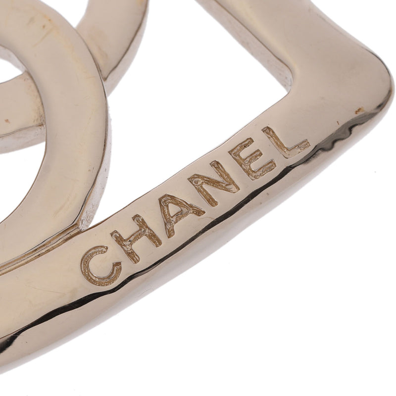 CHANEL シャネル ココマーク ハート ロングネックレス 22年モデル B22P レディース メタル ネックレス Aランク 中古 銀蔵