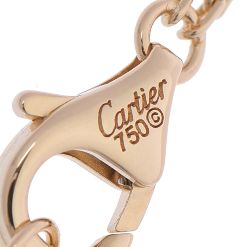 CARTIER カルティエ ラブサークルネックレス 2PD B7219500 レディース K18イエローゴールド ネックレス Aランク 中古 銀蔵