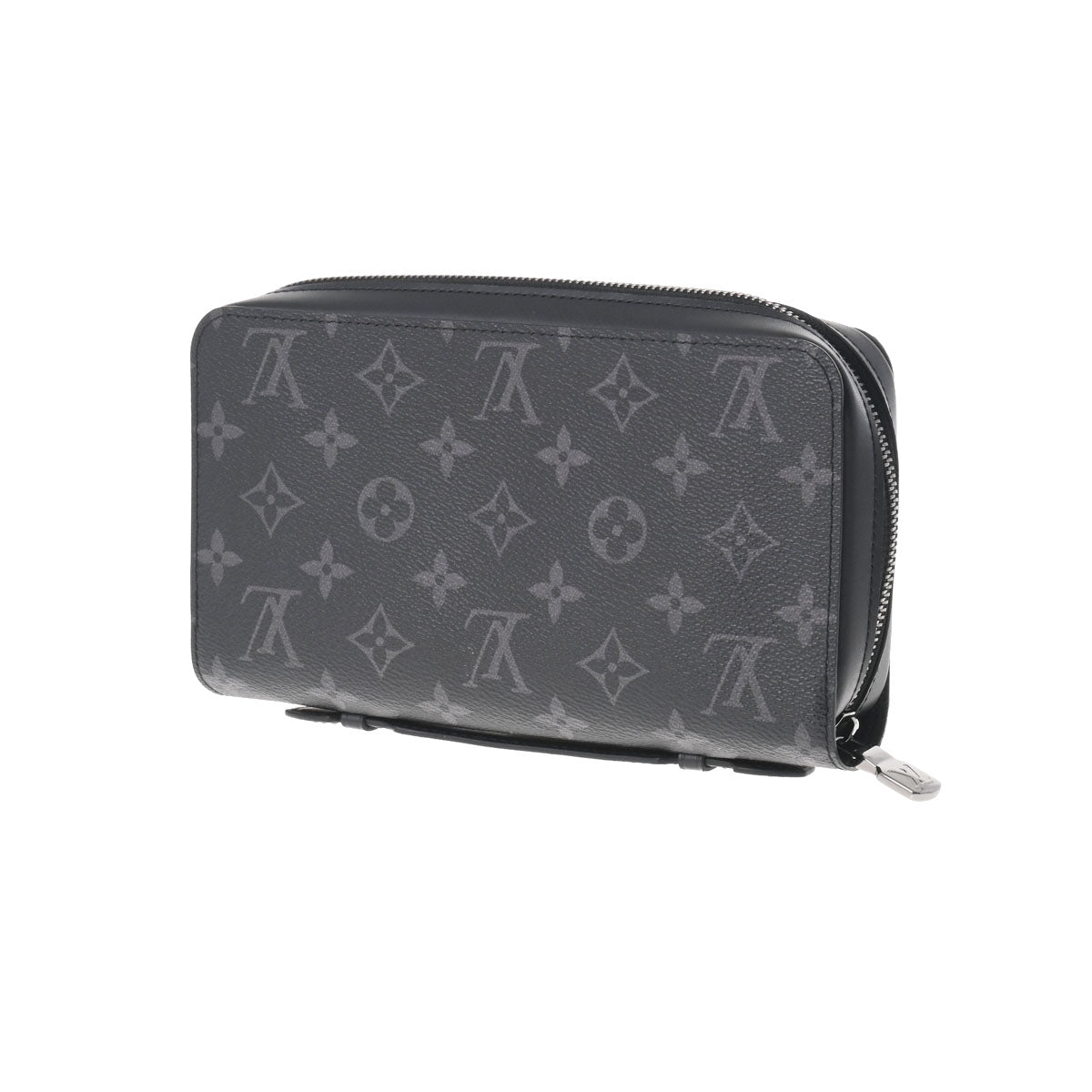 ルイヴィトンエクリプス ジッピー XL 14145 黒/グレー メンズ 長財布