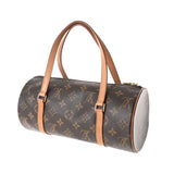 LOUIS VUITTON ルイヴィトン モノグラム パピヨン PM ブラウン M51386 レディース モノグラムキャンバス ハンドバッグ ABランク 中古 銀蔵