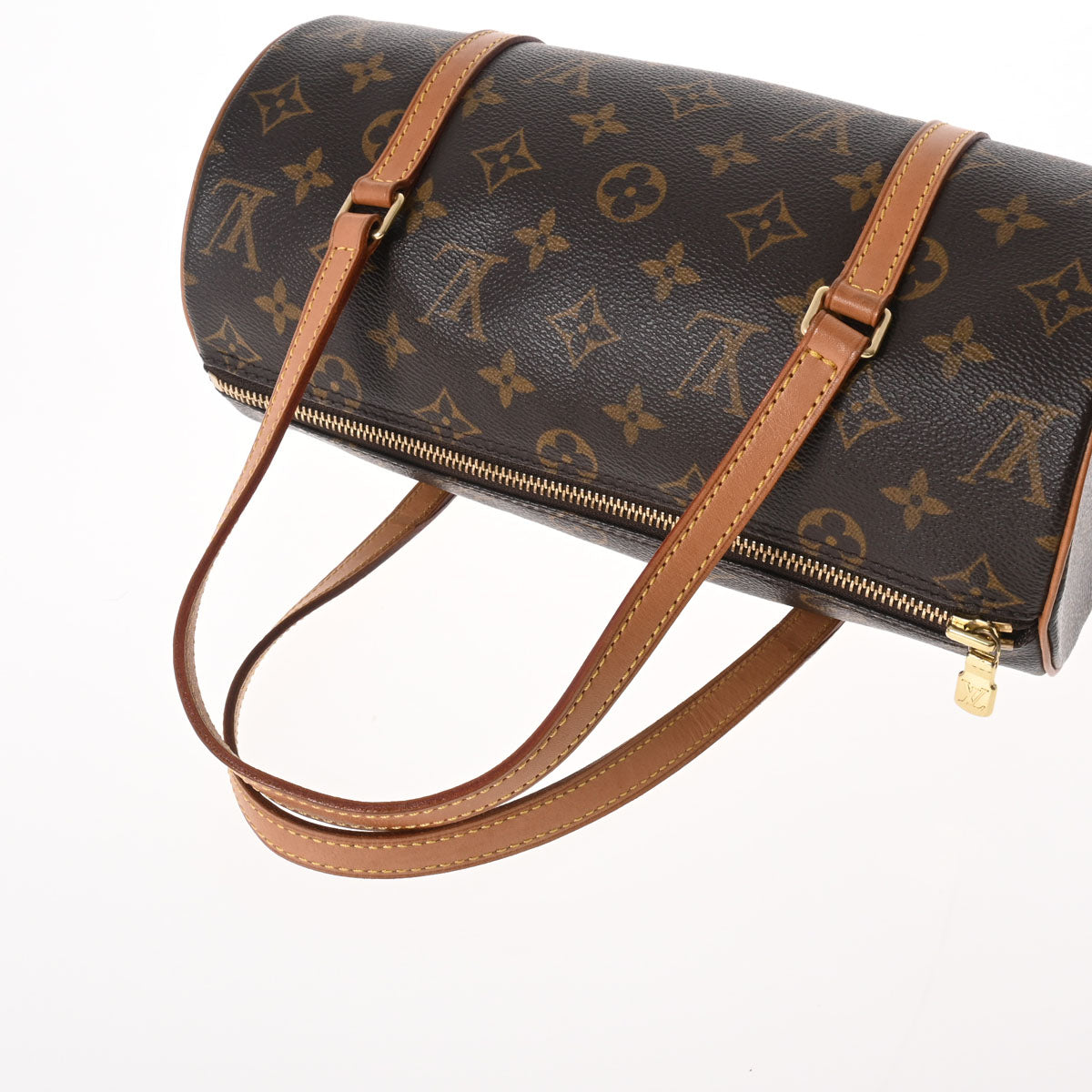 LOUIS VUITTON ルイヴィトン モノグラム パピヨン PM ブラウン M51386 レディース モノグラムキャンバス ハンドバッグ  ABランク 中古 - 純正買蔵