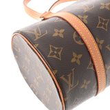 LOUIS VUITTON ルイヴィトン モノグラム パピヨン PM ブラウン M51386 レディース モノグラムキャンバス ハンドバッグ ABランク 中古 銀蔵