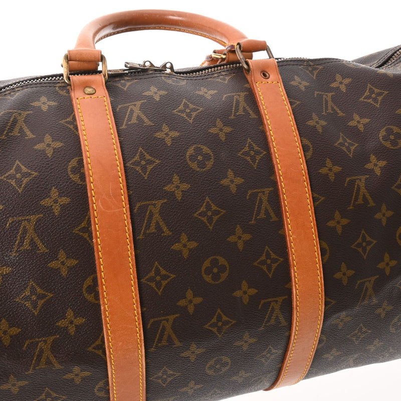 LOUIS VUITTON ルイヴィトン モノグラム キーポル 50 ブラウン M41426 レディース モノグラムキャンバス ボストンバッグ Bランク 中古 銀蔵