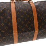 LOUIS VUITTON ルイヴィトン モノグラム キーポル55 ブラウン M41424 ユニセックス モノグラムキャンバス ボストンバッグ Bランク 中古 銀蔵