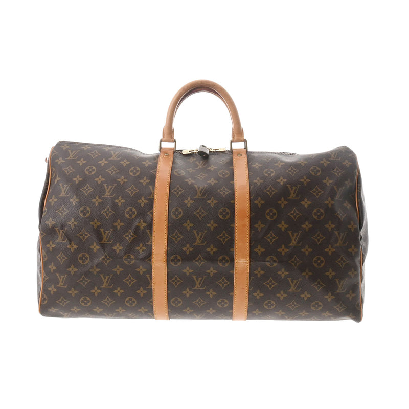 LOUIS VUITTON ルイヴィトン モノグラム キーポル55 ブラウン M41424 ユニセックス モノグラムキャンバス ボストンバッグ Bランク 中古 銀蔵