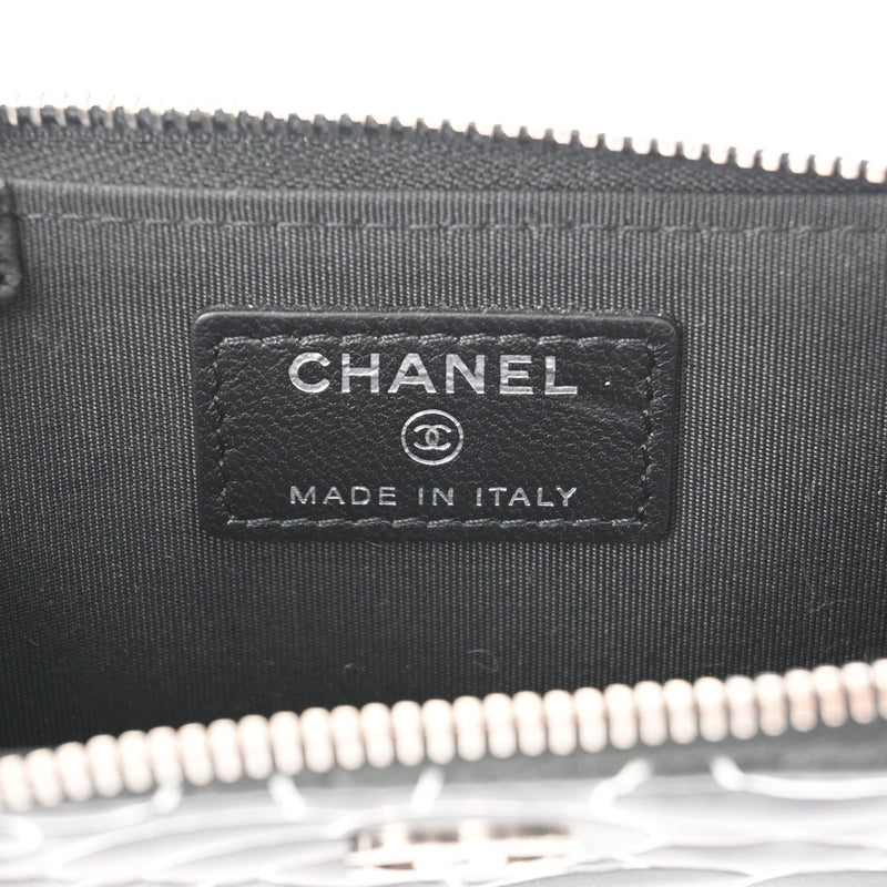 CHANEL シャネル カメリア  黒 A82334 レディース ラムスキン コインケース Aランク 中古 銀蔵