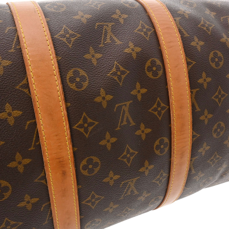 LOUIS VUITTON ルイヴィトン モノグラム キーポルバンドリエール 55 ブラウン M41414 レディース モノグラムキャンバス ボストンバッグ Bランク 中古 銀蔵