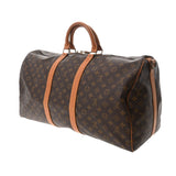 LOUIS VUITTON ルイヴィトン モノグラム キーポルバンドリエール 55 ブラウン M41414 レディース モノグラムキャンバス ボストンバッグ Bランク 中古 銀蔵