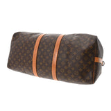 LOUIS VUITTON ルイヴィトン モノグラム キーポルバンドリエール 55 ブラウン M41414 レディース モノグラムキャンバス ボストンバッグ Bランク 中古 銀蔵