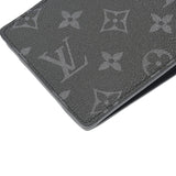 LOUIS VUITTON ルイヴィトン ポルトフォイユ ミュルティプル 黒/グレー M61695 メンズ モノグラムエクリプスキャンバス 二つ折り財布 新品 銀蔵