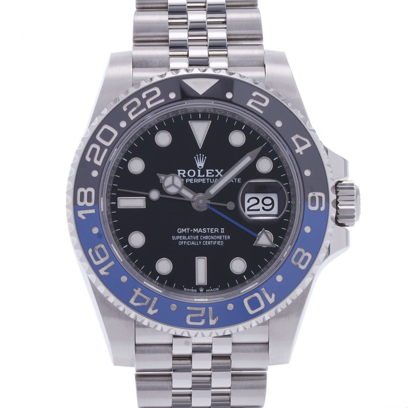 ROLEX ロレックス GMTマスター2  126710BLNR メンズ SS 腕時計 自動巻き 黒文字盤 Aランク 中古 銀蔵