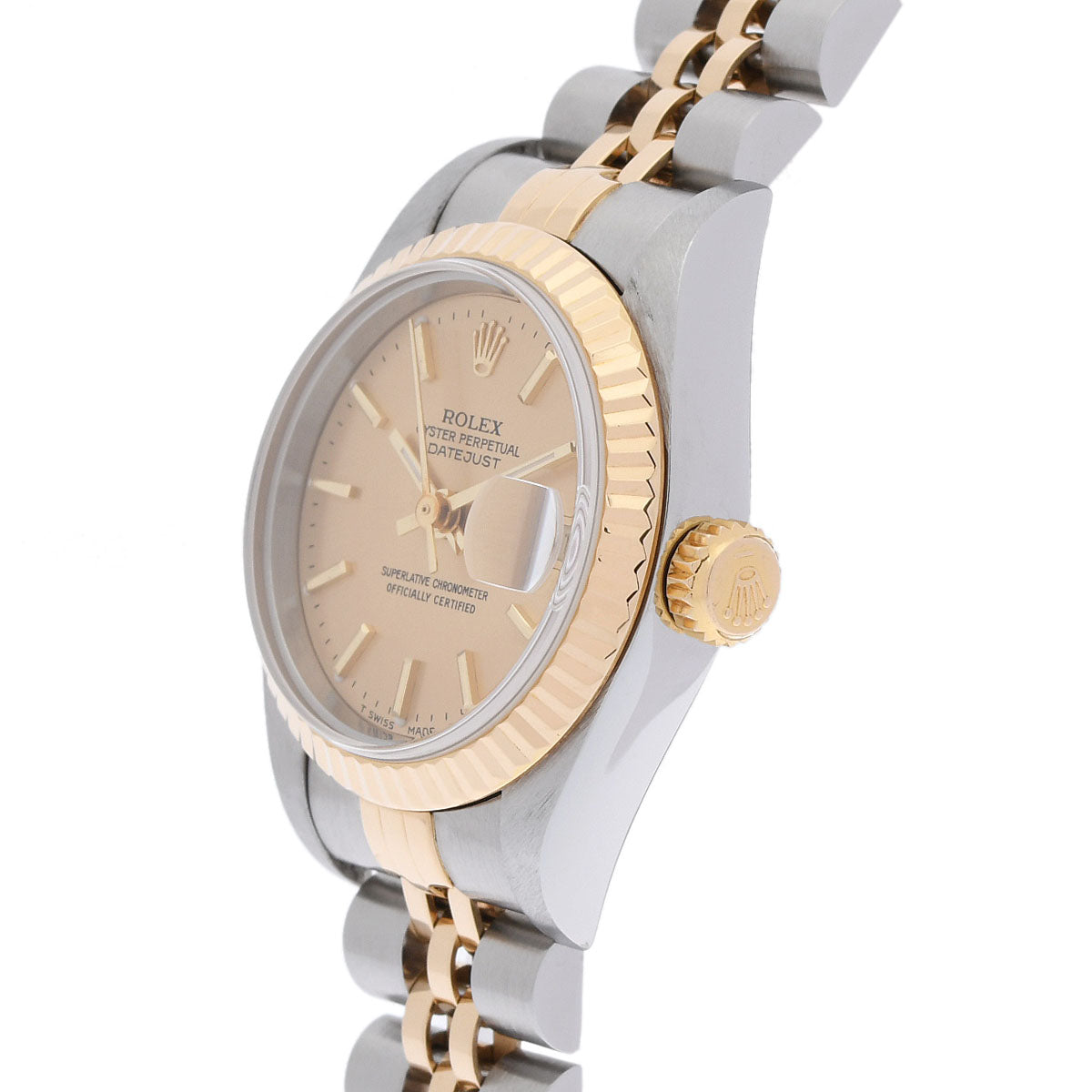 ROLEX デイトジャスト69173G レディース 時計 ロレックス デイトジャスト 69173G シャンパンコンピュータ
