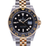 【現金特価】ROLEX ロレックス GMTマスター2 2023年6月 126713GRNR メンズ SS/YG 腕時計 自動巻き ブラック文字盤 未使用 銀蔵