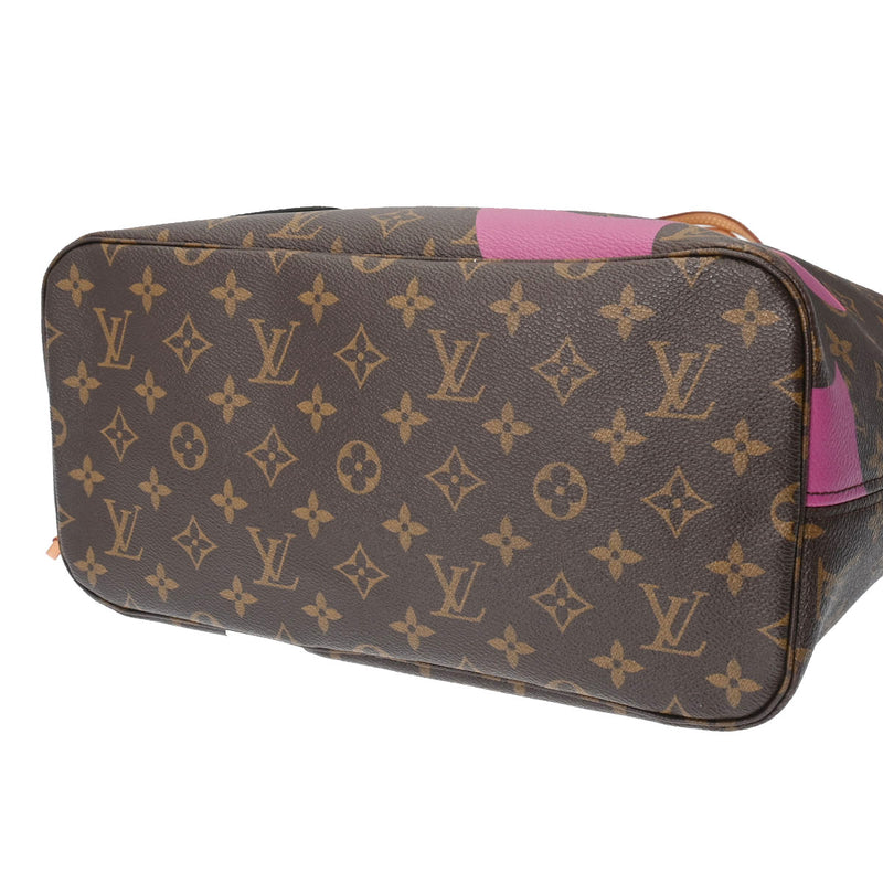 LOUIS VUITTON ルイヴィトン モノグラム ネヴァーフル MM ゲームオン  ブラウン M57452 レディース モノグラムキャンバス トートバッグ Bランク 中古 銀蔵