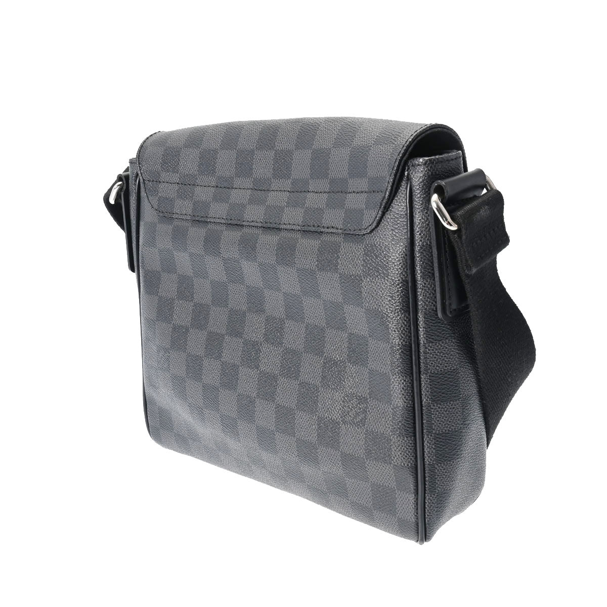 LOUIS VUITTON ルイヴィトン ダミエグラフィット ディストリクト PM 黒/グレー N41260 メンズ ダミエグラフィットキャンバス  ショルダーバッグ Bランク 中古 - 新品/取寄せ