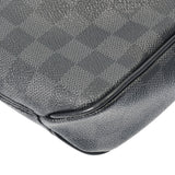LOUIS VUITTON ルイヴィトン ダミエグラフィット ディストリクト PM  黒/グレー N41260 メンズ ダミエグラフィットキャンバス ショルダーバッグ Bランク 中古 銀蔵