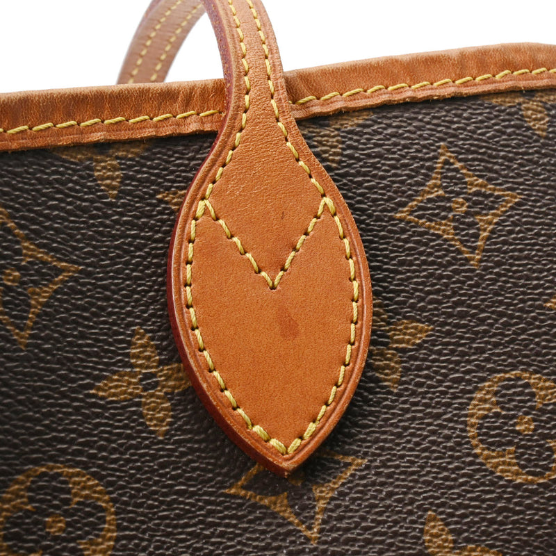 LOUIS VUITTON ルイヴィトン モノグラム ネヴァーフル PM ブラウン/ピヴォワンヌ M41245 レディース モノグラムキャンバス ハンドバッグ Bランク 中古 銀蔵