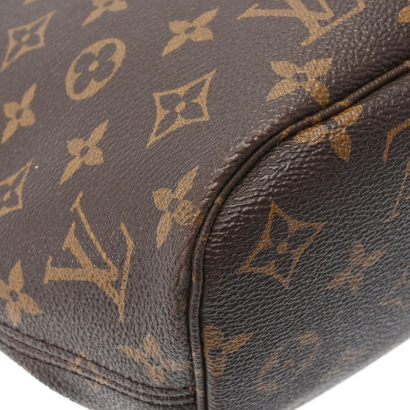 LOUIS VUITTON ルイヴィトン モノグラム ネヴァーフル PM ブラウン/ピヴォワンヌ M41245 レディース モノグラムキャンバス ハンドバッグ Bランク 中古 銀蔵