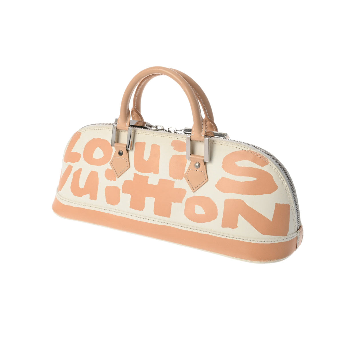 ルイヴィトングラフィティ アルマ ホリゾンタル 14145 ベージュ レディース レザー ハンドバッグ M92176 LOUIS VUITTON 中古  – 銀蔵オンライン