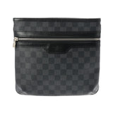 LOUIS VUITTON ルイヴィトン ダミエグラフィット トマス 黒/グレー N58028 メンズ ダミエグラフィットキャンバス ショルダーバッグ Bランク 中古 銀蔵