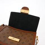 LOUIS VUITTON ルイヴィトン モノグラムリバース ドーフィーヌ キャメル系/ブラウン M44391 レディース モノグラムキャンバス ショルダーバッグ ABランク 中古 銀蔵