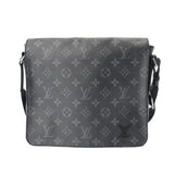 LOUIS VUITTON ルイヴィトン モノグラムエクリプス ディストリクトPM NM 黒/グレー M44000 メンズ モノグラムエクリプスキャンバス ショルダーバッグ Bランク 中古 銀蔵