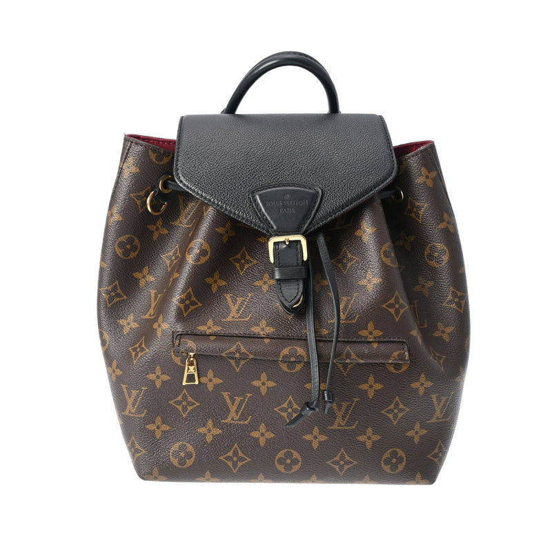 LOUIS VUITTON ルイヴィトン モノグラム モンスリ NM PM ブラウン M45515 レディース モノグラムキャンバス リュック・デイパック ABランク 中古 銀蔵