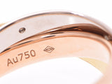 卡地亚三一戒指 9.0g #48 女士 WG/YG/PG 5P 钻石戒指 A 级美容 CARTIER 画廊 二手银藏