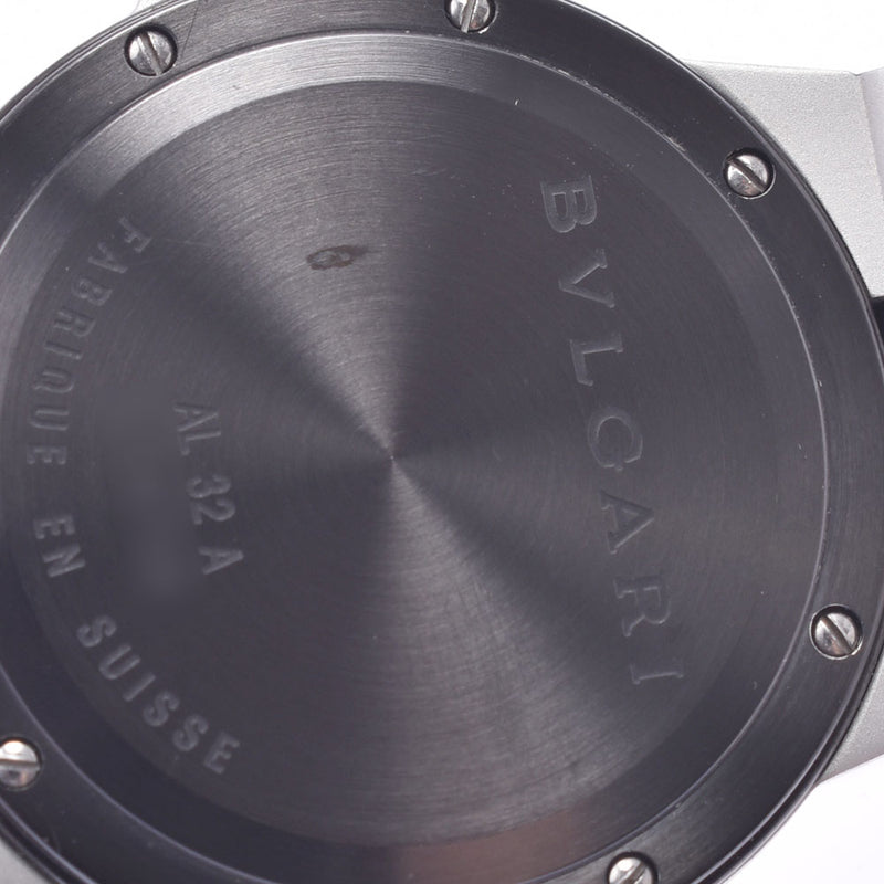 BVLGARI アルミニウム ボーイズ 腕時計 クオーツ アルミニウム ラバー