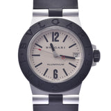 BVLGARI Bvlgari Aluminum AL32A Boys Aluminum/Rubber Watch Quartz Silver Dial AB Rank Used Ginzo