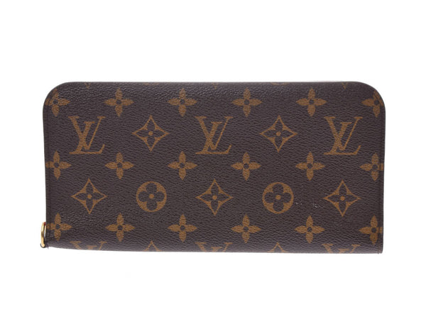 Louis Vuitton, Monogram, Portofoille, Ansolito, Rouge M60250, Ladies Men, Leather, Long Purse B Rank, used silverware