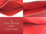Louis Vuitton, Monogram, Portofoille, Ansolito, Rouge M60250, Ladies Men, Leather, Long Purse B Rank, used silverware