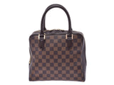 Louis Vuitton Damier Brera Brown N51150 Ladies Genuine Leather Handbag A Rank LOUIS VUITTON Used Ginzo