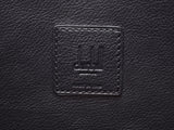 Dunhill clutch bag black men leather AB rank DUNHILL used silver storehouse