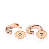 CARTIER Cartier Trinity Earrings Three Color Ladies K18YG/WG/PG Earrings A Rank Used Ginzo