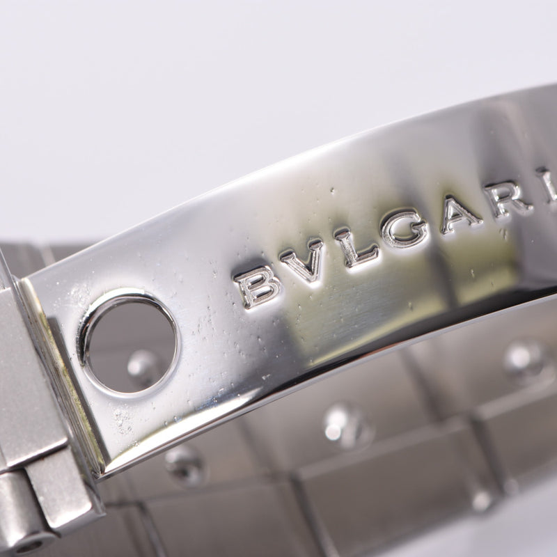 BVLGARI ブルガリ ディアゴノ クロノグラフ CH35S メンズ SS 腕時計 自動巻き 黒文字盤 ABランク 中古 銀蔵