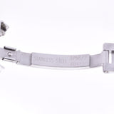 HERMES Hermes clipper CL4.210 Lady's SS watch quartz white clockface A rank used silver storehouse