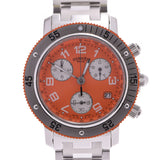 HERMES爱马仕（Hermes）Clipper Diver Chrono CL2.916男士SS手表石英橙色表盘A级二手Ginzo