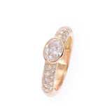 Van Cleef & Arpels Van Cleef & Arpels Oval Diamond Ring No. 9 Ladies K18YG Ring/Ring A Rank Used Ginzo