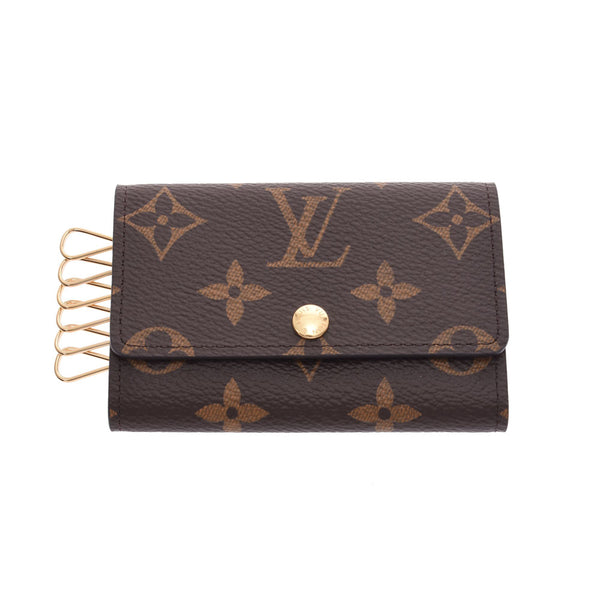 ルイヴィトン6連キーケース 14145 ブラウン ユニセックス