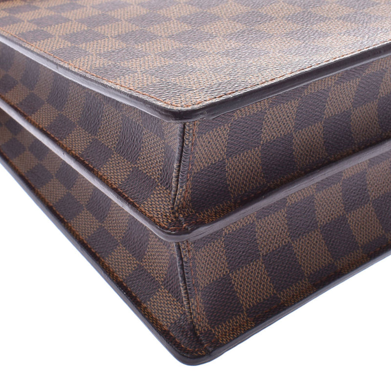 LV Louis Vuitton Brown Damier Canvas Altona GM Briefcase Bag Monogram  Vintage